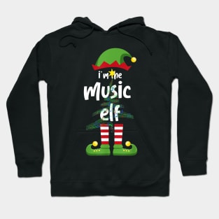 I'm The Music Elf Family Matching Christmas Pajama Gifts Hoodie
